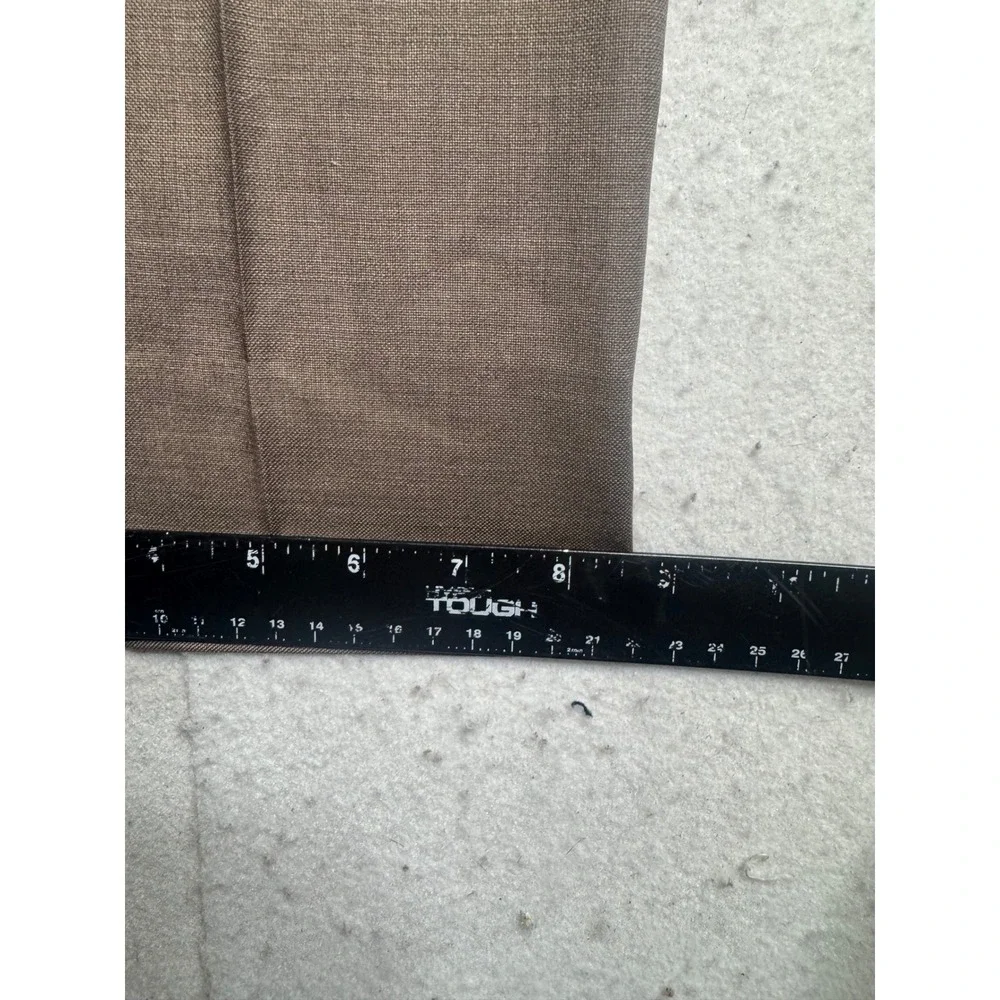 Jos. A. Bank Traveler Tailored Fit Brown Wool Dress Pants Mens 36R Flat Front
